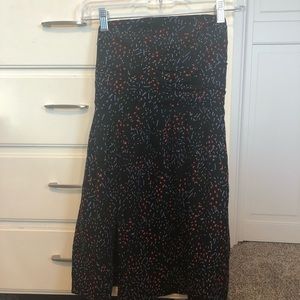 Casual strapless dress